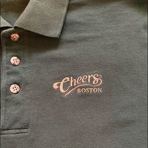 🍺VINTAGE “Cheers” Polo Medium 1982-93 BOSTON 🍻